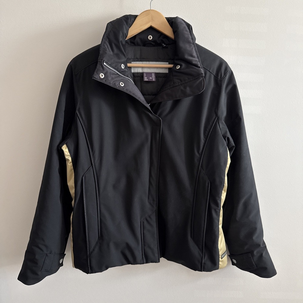 Killy Ski Jacket Womens Size 10 Pro Level Technical Equipment Recco Black Snow